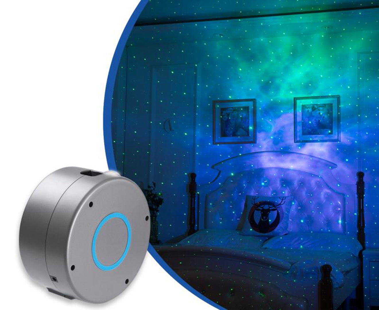 Galaxy Rotating Starry Sky Night Projector - Keyhan